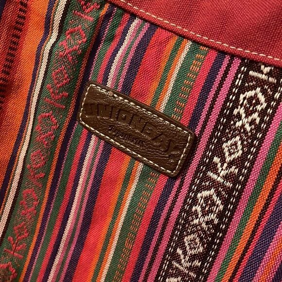 UnionBay Handbag Multicolor Canvas
Striped Boho Bag - Picture 4 of 10